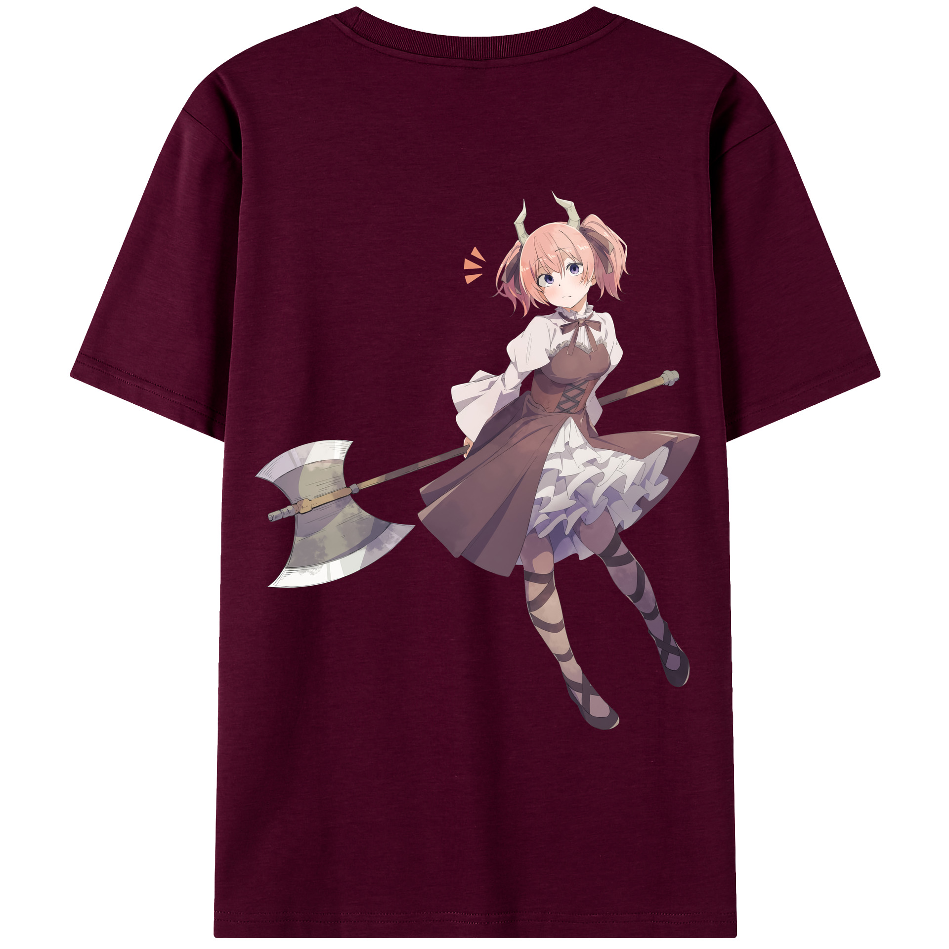 （画像用） 葬送のフリーレン Frieren レディース半袖Tシャツ(バックプリント)